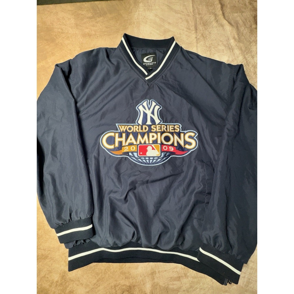 2009 New York Yankees World Series Champions Pullover Jacket Giii Sports XL